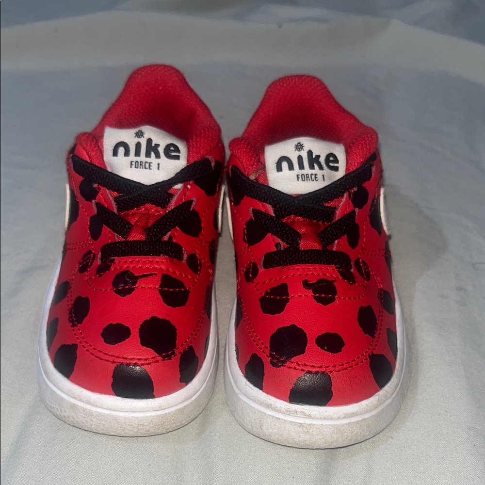 Nike Kids Red and Black Ladybug Sneakers